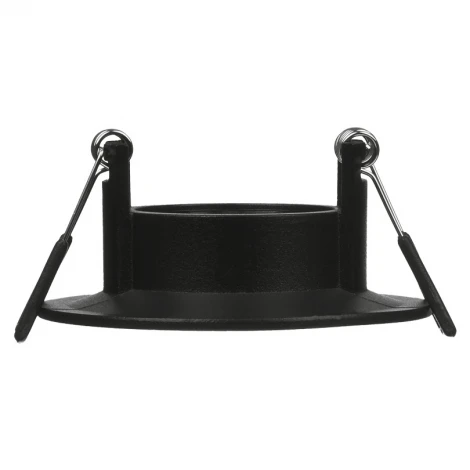 Встраиваемый светильник под лампу MR11 с цоколем GU10 черный Wolta Acento WDL-MR11/04BL-R