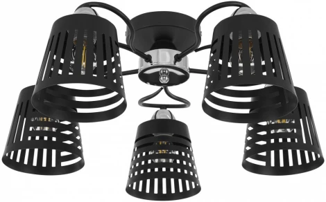 Потолочная люстра Arte Milano AMALFI-328207 328207/5 BK.CR (220V)