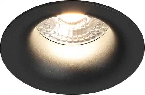 Встраиваемый точечный светильник Denkirs DK3024-BK (220V, круглые)