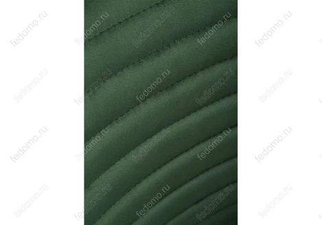 Стул Woodville на металлокаркасе Рансол темно-зеленый / черный глянец 483861