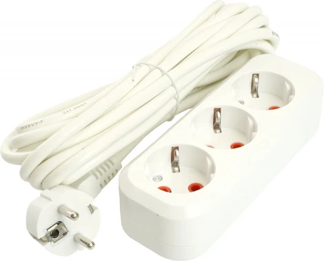 Удлинитель 3-х местный 5 метров с заземлением Stekker Home 49349