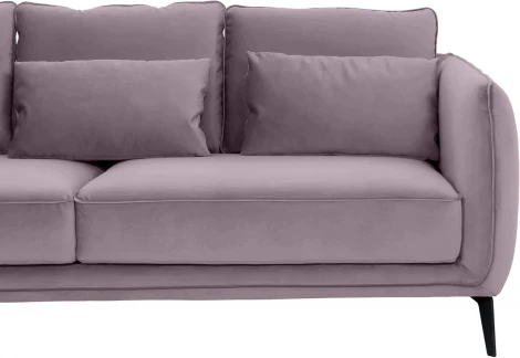 Диван Amsterdam трехместный ОГОГО (арт.664752), (Ткань/Сиреневый)
