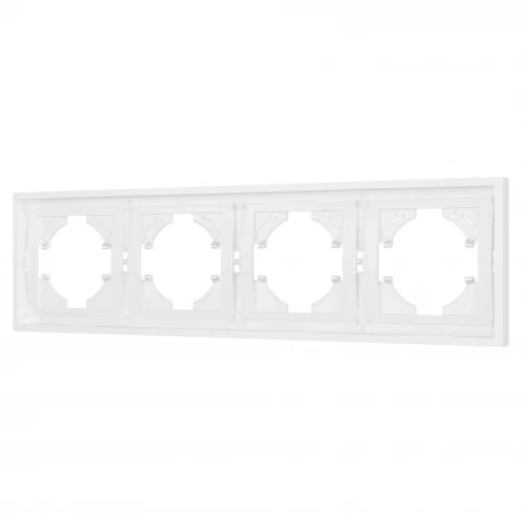 Рамка пластиковая FRM-TENDO-PL-4-WH (Arlight, Белый) 053847