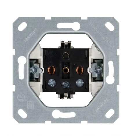 Розетка со шторками (антрацит) Jasmart G-Classic G5501B