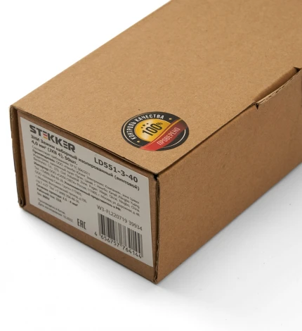 Зажим наборный изолированный (винтовой) 4,0 мм2 Stekker 39934