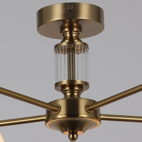 Потолочная люстра на штанге ILLUMICO IL0064-5C-79 COP (220V, шар)