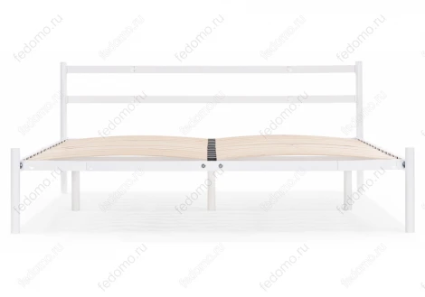 Полутораспальная кровать Woodville Фади 140х200 белая 491587