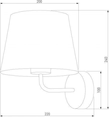 Бра с выключателем Maja 1882 (220V)
