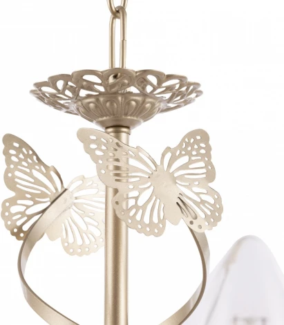 Подвесная люстра Arte Milano AM346179 346179/6 CG (220V, подвески, на цепи, подсвечник, свеча)