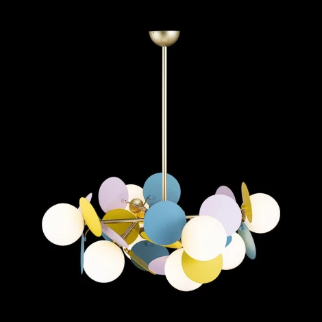 Подвесная люстра Loft IT Matisse 10008/8 mult (для детской, 220V, на тросе, шарики)