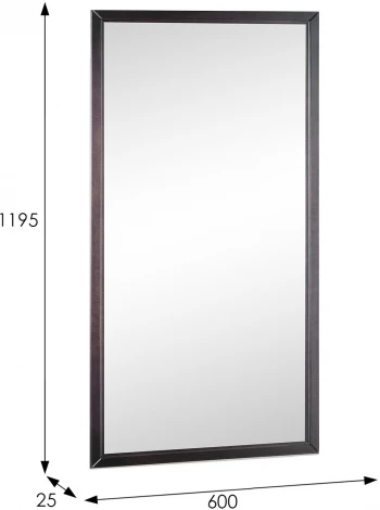 Зеркало настенное Ника венге 119,5 см x 60 см от фабрики Mebelik