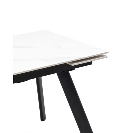 Стол Нэд 120-180/80/76 см столешница керамика Snow Mountain Stone Stool Group арт.УТ000040576