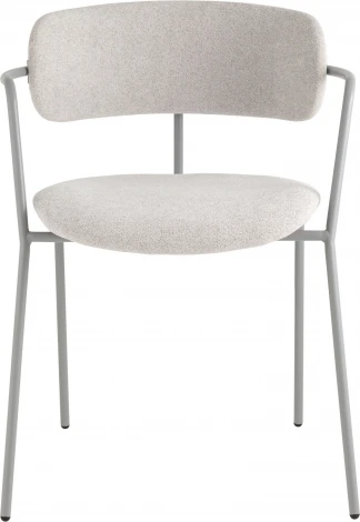 Стул Дженни букле светло-серый каркас серый муар Stool Group (арт.УТ000039182)