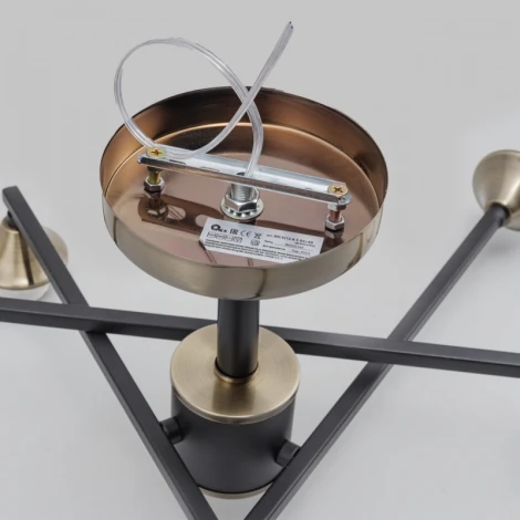 Потолочная люстра на штанге Imex MD.4212-6-S-BK+AB