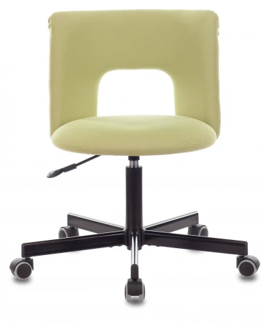 Кресло Бюрократ KF-1M светло-зеленый 26-32 крестовина металл черный