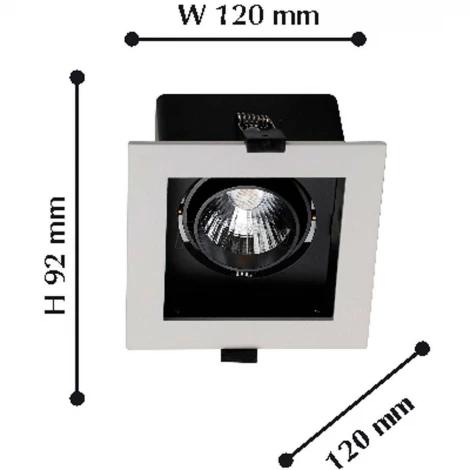 Встраиваемый точечный светильник Favourite Flashled 1988-1C (220V)