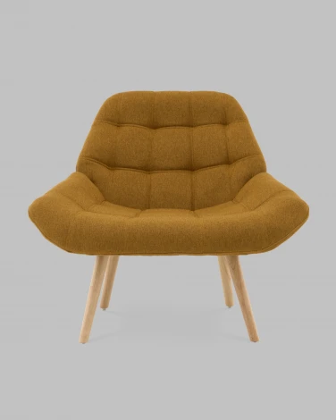 Кресло Олби Квадро горчичный Stool Group арт.УТ000040100