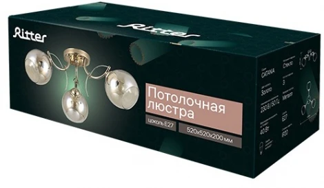 Потолочная люстра Ritter Catania 52541 7