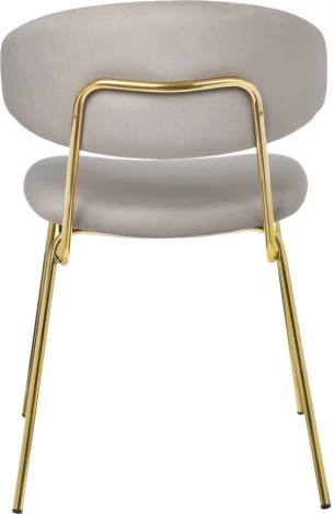Стул Elle серый с золотыми ножками RF 0781 Bradex Home (арт.RF 0781)
