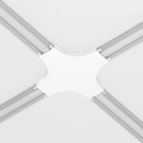 Коннектор питания X-образный Radity белый (магнитный) Maytoni Technical TRA084CX-11W