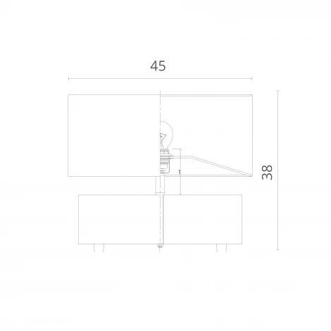 Интерьерная настольная лампа Divinare Selva 3401/09 TL-1