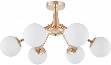 Потолочная люстра на штанге Arte Milano Napoli-8654 338654/6 FGD (220V, шар)