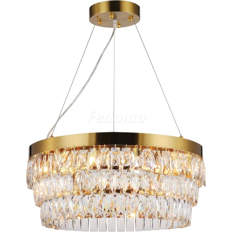 Подвесная люстра Favourite Magnitudo 2206-12P (хрусталь, на тросе, кольцо)