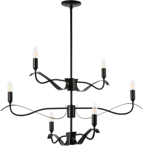 Потолочная люстра ярусная на штанге Lightstar Ragno 733267 (220V)