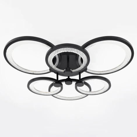 Потолочная люстра на штанге светодиодная с пультом ЭРА Odry CLL-1-117-RC BK