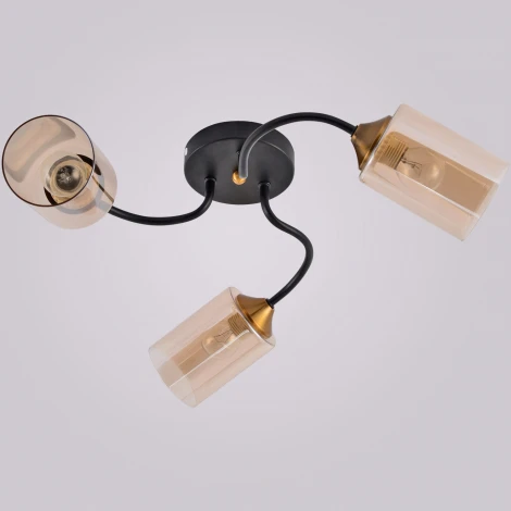 Потолочная люстра Reluce 01608-0.3-03 BK+BRASS (220V)