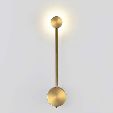 Настенный светильник Odeon Light Satellite 7009/5WL античная бронза/металл/акрил LED 3000/4000K тумблер на корп. 5W 220V