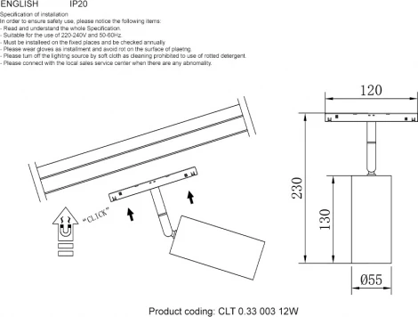 Светильник трековый магнитный 12W 48V Zigbee Crystal Lux CLT 0.33 003 12W BL TUYA (LED, управление смартфоном, умный дом - Tuya Smart, круглые)