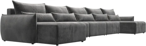 Диван п-образный Лига-051 НПБ МегаЛонг Лига Диванов (Велюр) арт.128680