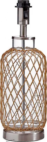 Основание настольной лампы Lampgustaf Cape Horn, 1 лампа, никель с бежевым