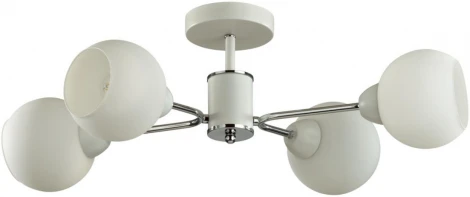 Потолочная люстра на штанге Lumion Kodi 5645/4C белый, хром  E27 4*60W 220V