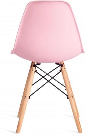 Стул CINDY (EAMES) (mod. 1801) / 2 шт. в упаковке Tetchair (Дерево бук,Металл,Пластик/Розовый) арт.24424