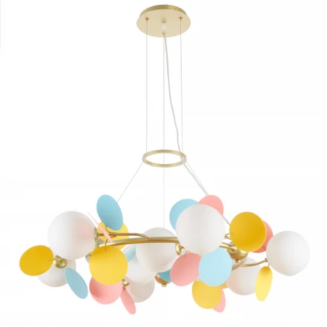 Подвесная люстра MyFar Flavia MR2301-9P (на тросе, шарики)