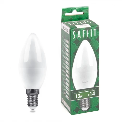 Лампа светодиодная Saffit SBC3713 55164 Свеча E14 13W 230V 4000K