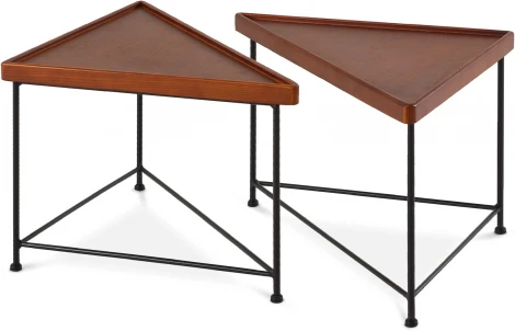 Журнальный стол When ОГОГО Обстановочка! (Массив дерева/Коричневый,Черный) арт.930834