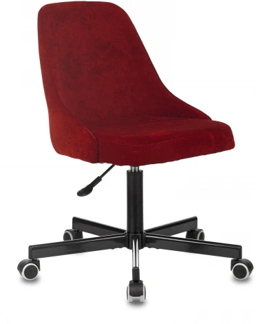 Кресло Бюрократ CH-340M бордовый Velvet 09 крестовина металл