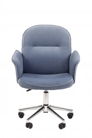 Кресло Chairman Home 130 Россия ткань Т-71 голубой