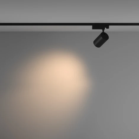 Трековый светильник Vuoro Trinity 3000K 26Вт 36° LED (трехфазный) Maytoni Technical TR029-3-26W3K-M-B (220V, круглые)