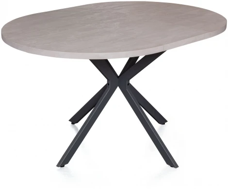 Стол Top Concept круглый Vegas раздвижной (100+40) цемент светлый