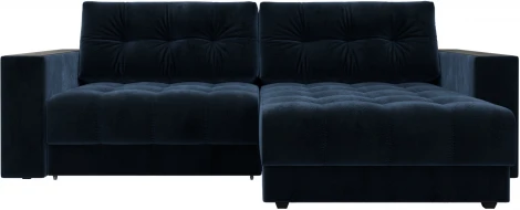 Диван угловой с декором Лига-049 НПБ Лига Диванов (Велюр) арт.128473