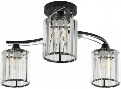 Потолочная люстра на штанге Arte Milano AMALFI 327103/3 BK+CR (220V)