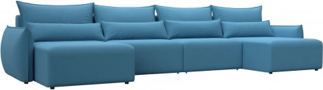 Диван П-образный Лига-051 НПБ Лонг Лига Диванов (Рогожка) арт.128688