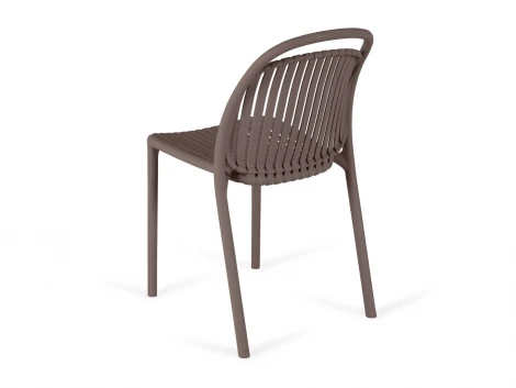 Комплект стульев Scoop 4 шт. ОГОГО Обстановочка! 966621 (Пластик/Коричневый)