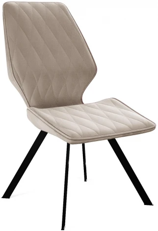 Стул 242M B03 BEIGE/ ножки черные Dikline 00-00062373