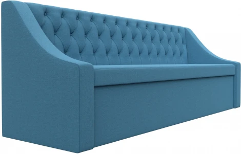 Диван кухонный прямой Мерлин (Голубой/Рогожка) Лига Диванов арт.123198