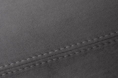 Диван трехместный Turin(2 секции) с мех т.серый велюр Colt1003 255*120**68см Garda Decor